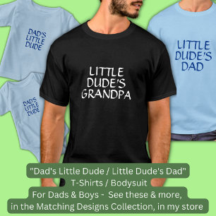 Camiseta Alterar Texto / Título " Avô de Little Dude"