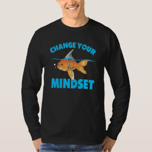 Camiseta Altere o seu Compartimento Motivational Goldfish S