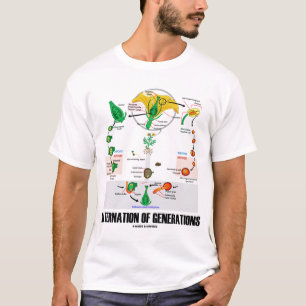 Camiseta Alternação de gerações (flor)