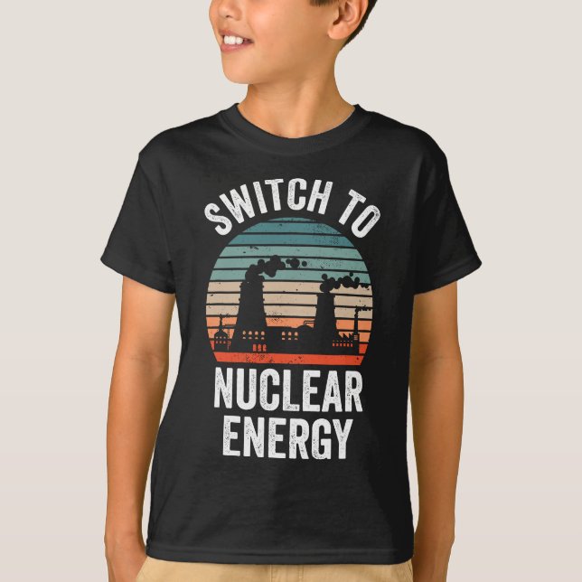 Camiseta Alternar Para O Lover Energia Nuclear (Frente)