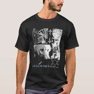 Camiseta Alternativo Roupas Estéticas Góticos Mulheres Magi