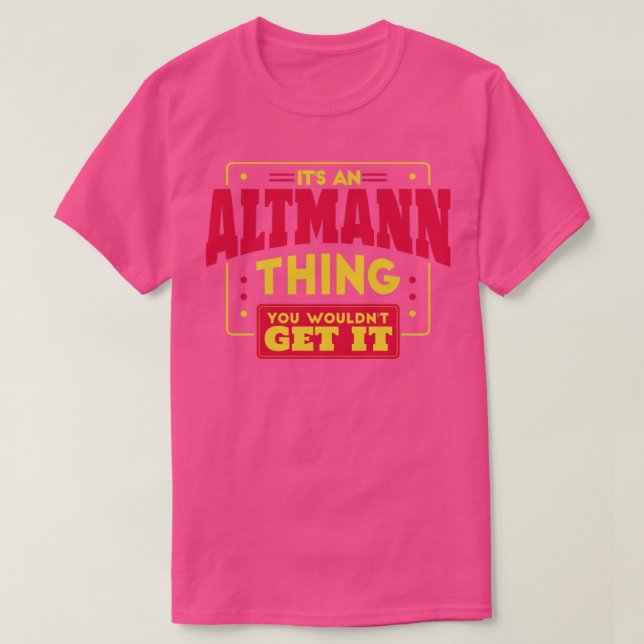 Camiseta Altmann (Frente do Design)