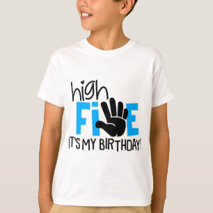 Camiseta Alto 5 É O Meu Aniversário de Festa de aniversário