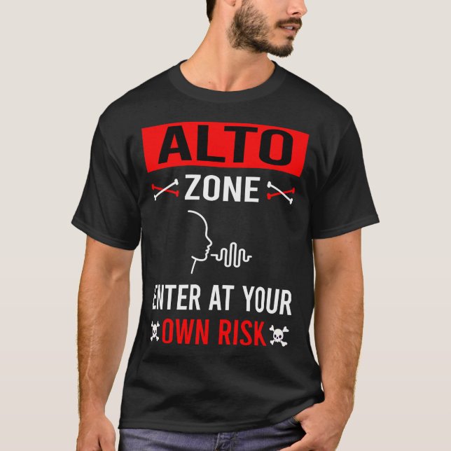 Camiseta Alto de Zona de Risco (Frente)