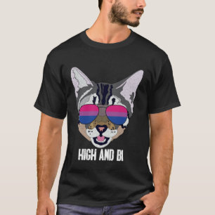 Camiseta Alto E Bi Gato Bissexual Orgulho Bi