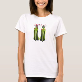 Camiseta Altos Cores Verdes com Canas Doces