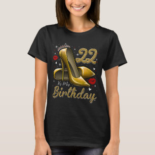 Camiseta Altos saltos entrando no meu 22º Aniversário, 22 e