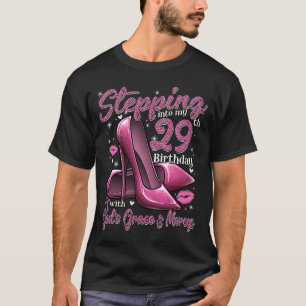 Camiseta Altos saltos entrando no meu 29º aniversário 29 e