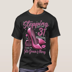 Camiseta Altos saltos entrando no meu 31º aniversário 31 e 