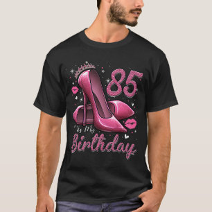 Camiseta Altos saltos entrando no meu 85º aniversário, 85 e
