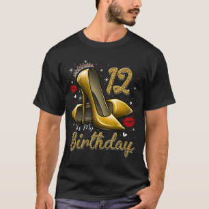 Camiseta Altos saltos entrando no meu aniversário de 12 12