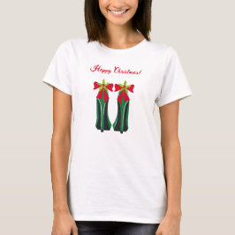 Camiseta Altos saltos Verdes com Arcos de Natal