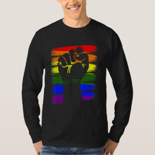 Camiseta Altura do indicador de orgulho gay Lgbt Q Legal do