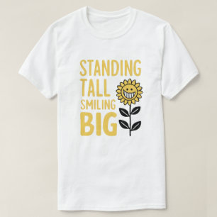 Camiseta Altura Em Pé, Sorrir Grande