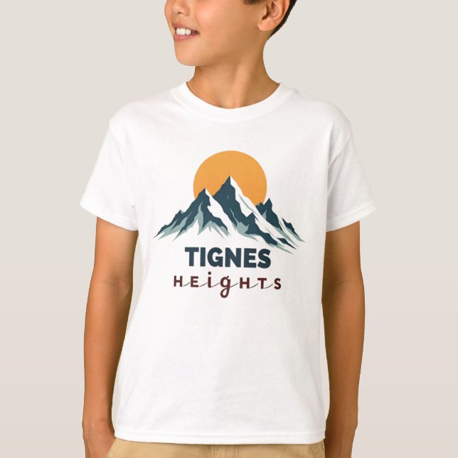 Camiseta Alturas de Tignes Montanha (Frente)