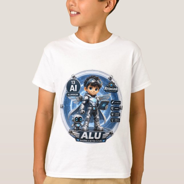 Camiseta Alumínio ATOMIVRA (Frente)