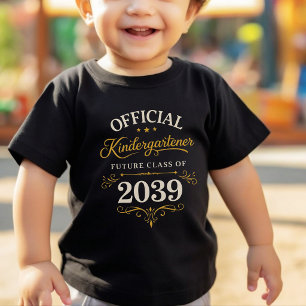 Camiseta Aluna Oficial do Jardim de Infância Turma Futuro d