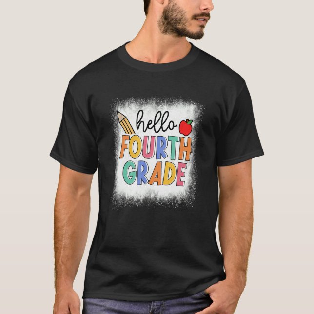 Camiseta Aluno Aluno Aluno do Quarto Grau De Volta A T (Frente)