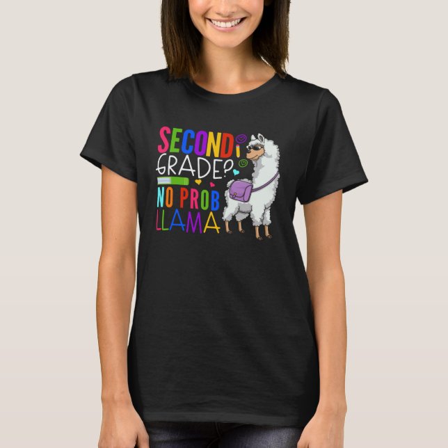 Camiseta Aluno da 2ª Classe da Equipe Llama sem Problema (Frente)