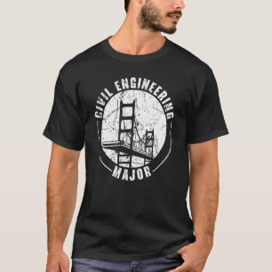 Camiseta Aluno de Engenharia Civil Engenheiro Civil