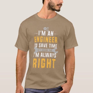 Camiseta Aluno de Engenharia Engraçado Eu Sou Um Presente d