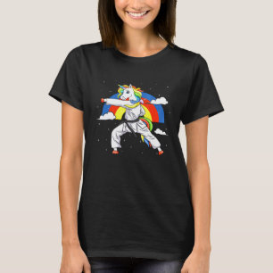 Camiseta Aluno de Karatê Unicórnio Professor Mestre de Kara