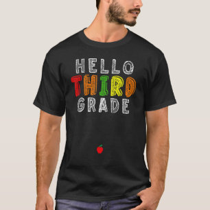 Camiseta Aluno Do 3º Grau De Volta À Escola Olá Isto