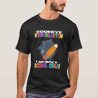 Camiseta Aluno Gato Tchau Jardim de Infância Eu Sou Um Alun