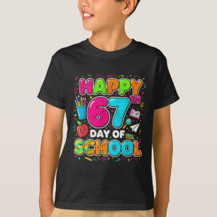 Camiseta Aluno Seis Sete Tendência 67 Feliz 67º Dia De Sc