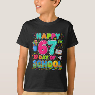 Camiseta Aluno Seis Sete Tendência 67 Feliz 67º Dia De Sc