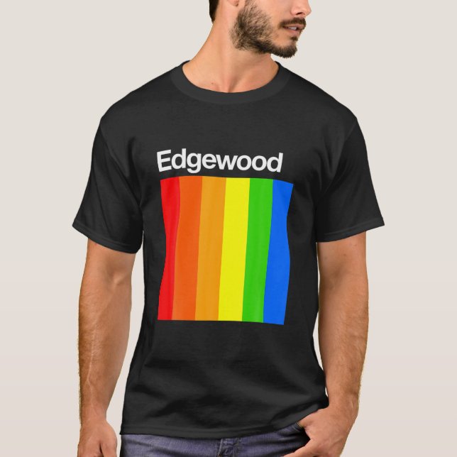 Camiseta Alunos da Universidade Edgewood Colors (Frente)