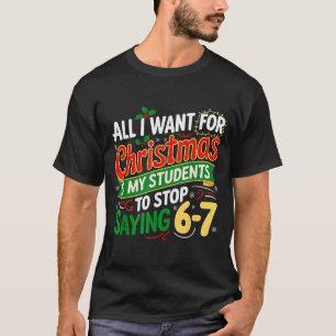 Camiseta Alunos Dizendo 6-7 67 Seis Sete Professor Engraçad