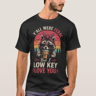 Camiseta Alunos Ferozes Amam Secretamente o Guaxinim