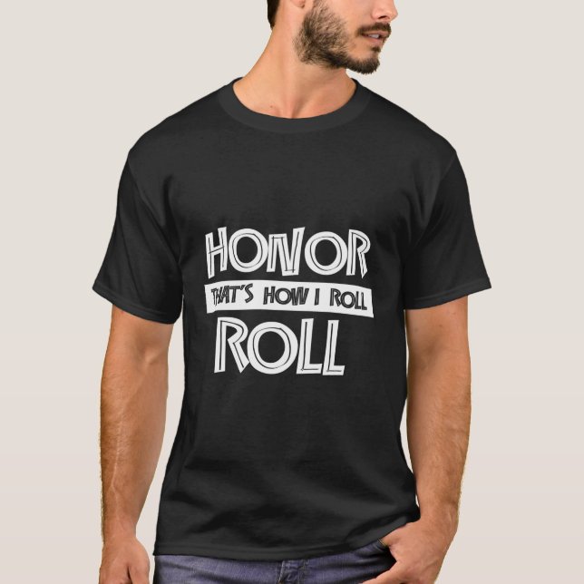 Camiseta Alunos Honor Roll A Sm Graduação (Frente)
