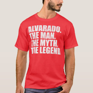 Camiseta Alvarado Nome da família Alvarado sobrenome Al