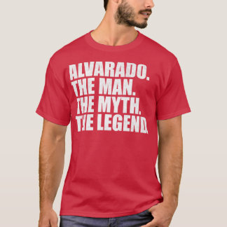 Camiseta Alvarado Nome da família Alvarado sobrenome Al