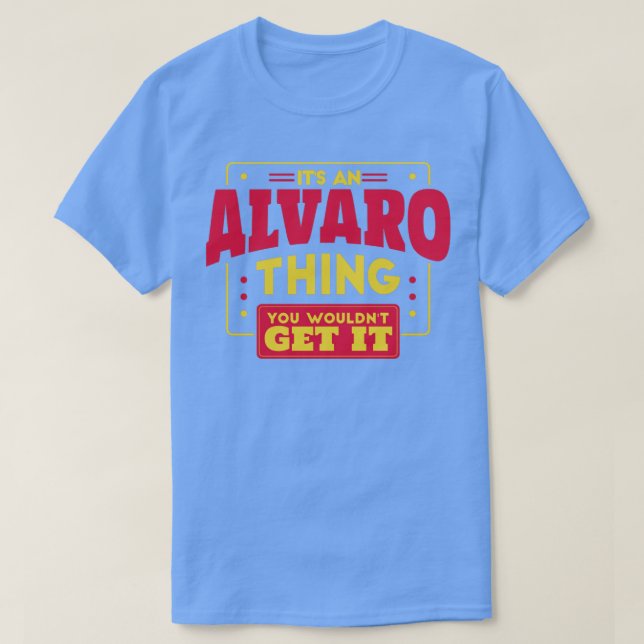 Camiseta Alvaro (Frente do Design)