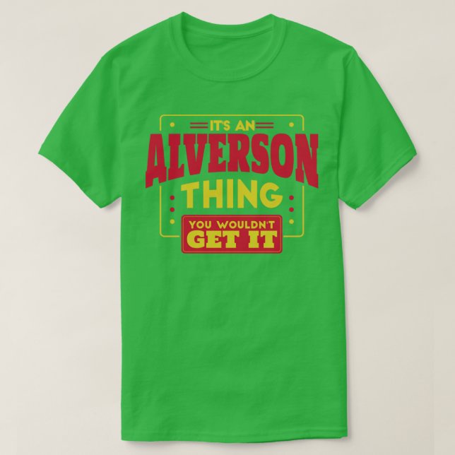 Camiseta Alverson (Frente do Design)