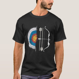 Camiseta Alvo de Arquearia Retro Vintage Arco e Flecha Arqu