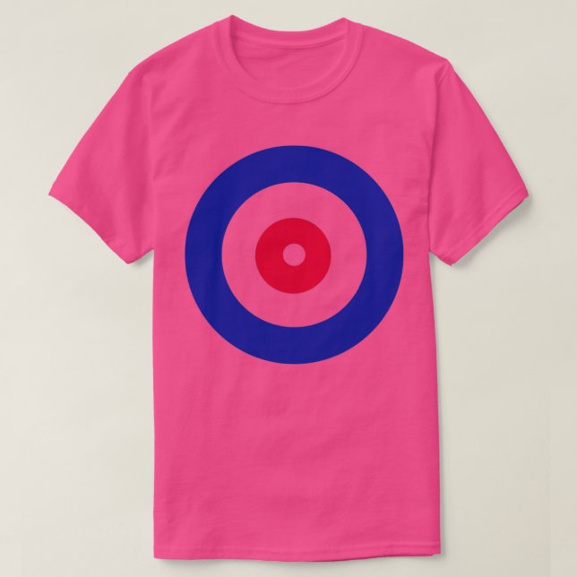 Camiseta Alvo de curva (Frente do Design)