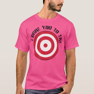 Camiseta Alvo de Desafio de Dodgeball no Peito