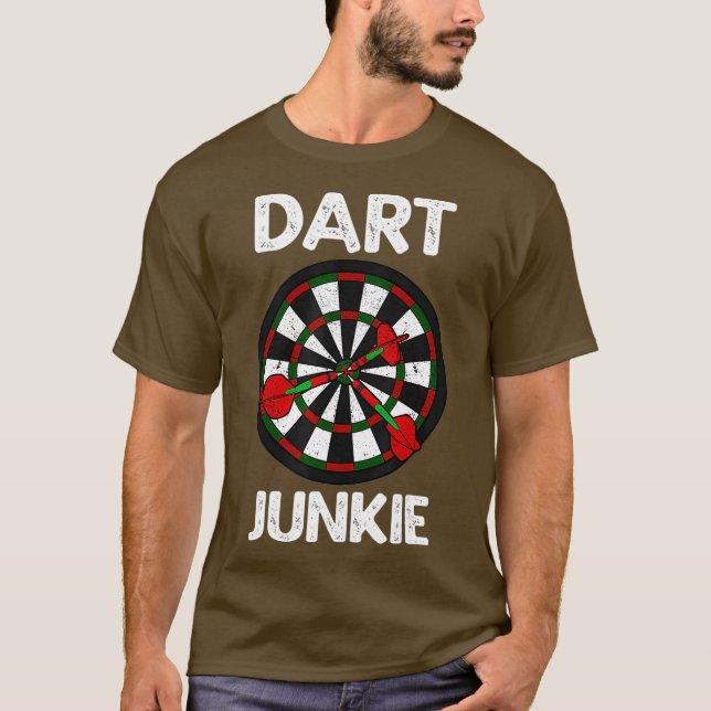 Camiseta Alvo de Olhos de Lâmpada Dart-Throwing (Frente)