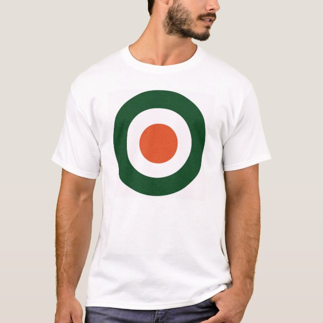 Camiseta Alvo irlandês da modificação (Frente)