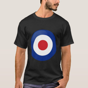 Camiseta Alvo - Roundel do Símbolo Raf Mod Bullseye