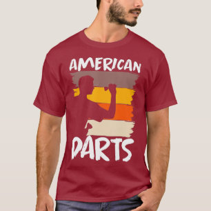 Camiseta Alvo triplo da seta americana Dardos Bullseye