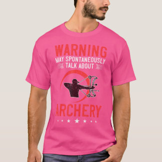 Camiseta Alvos de Arquivamento Fotografando Setas Arco Arch