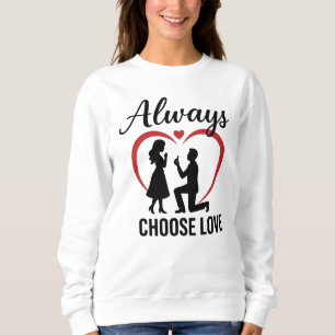 Camiseta Always Choose Love Camisola Feminina Básica Grát