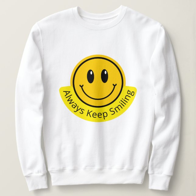 CAMISETA ALWAYS KEEP SMILING (Frente do Design)