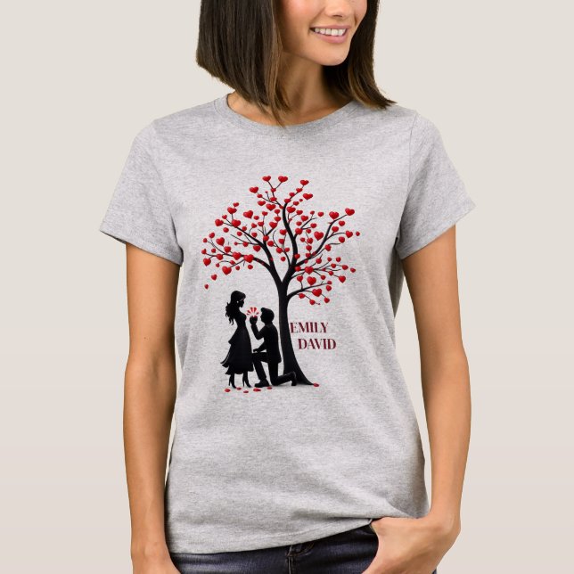 Camiseta Always Love Wins Romantic Couple Women’s T-Shirt. (Frente)