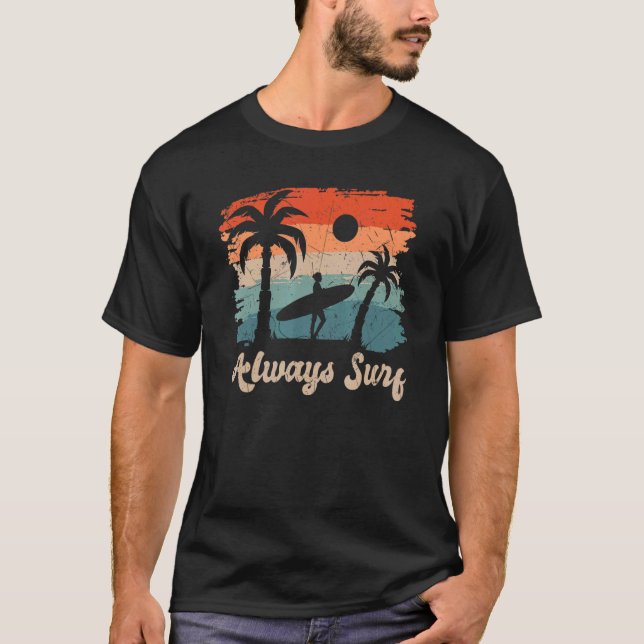 Camiseta Always Surf beach summer vacation (Frente)